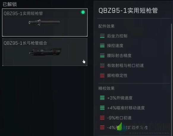 《三角洲行动》QBZ95-1配件选择攻略