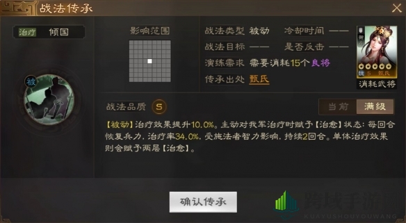 《三国志战棋版》倾国战法介绍