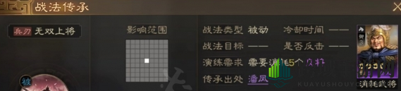 《三国志战棋版》无双上将战法介绍