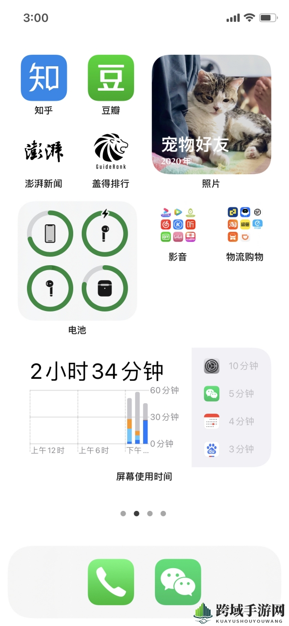 iOS14桌面布局图片大全
