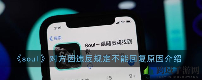 《soul》对方因违反规定不能回复原因介绍