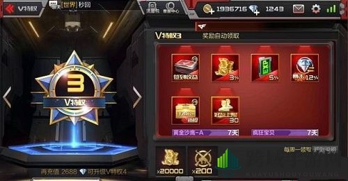 《CF手游》VIP1-9价格表介绍