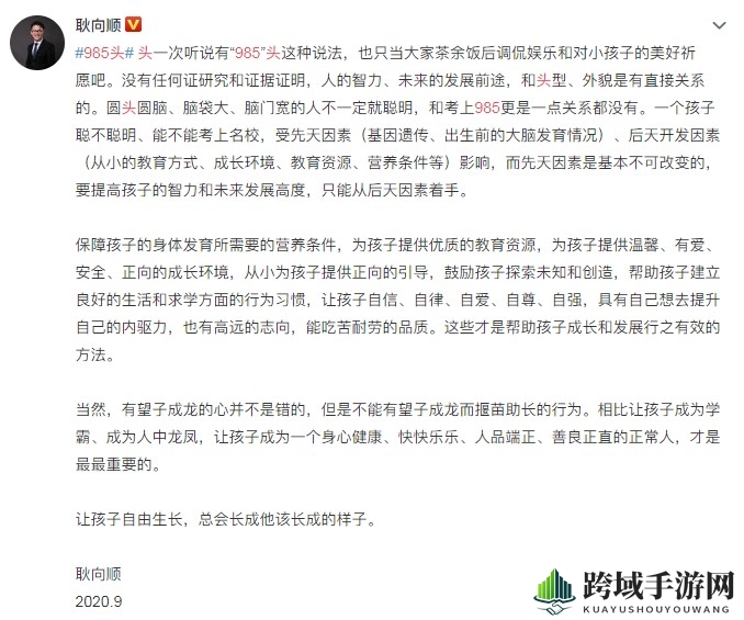 深度解析‘985头’的奥秘