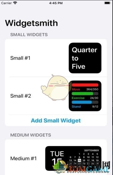 《Widgetsmith》添加桌面小组件教程