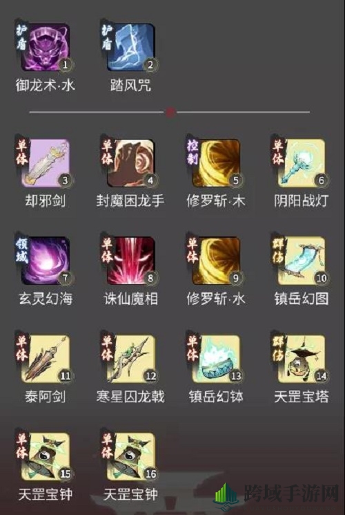 《一念逍遥》仙体技能释放顺序介绍
