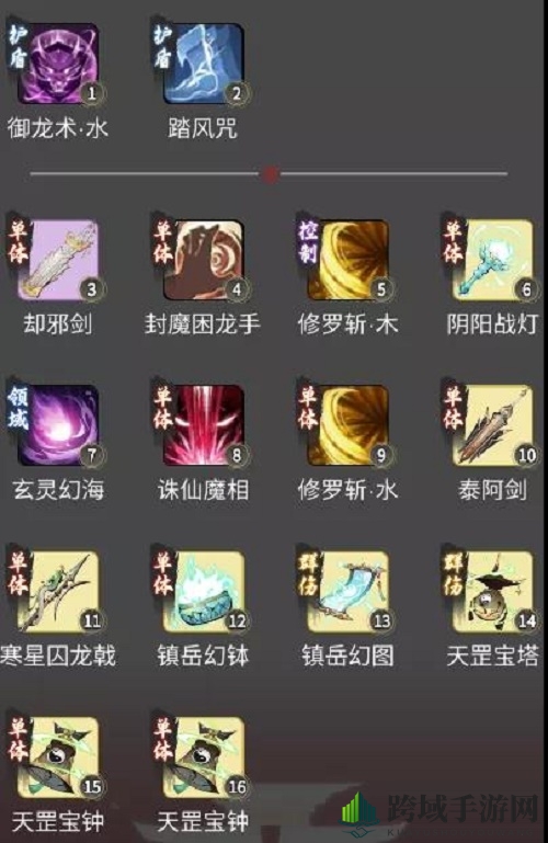 《一念逍遥》仙体技能释放顺序介绍