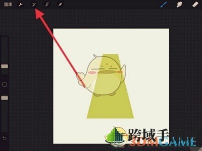 《procreate》取消重新着色操作步骤